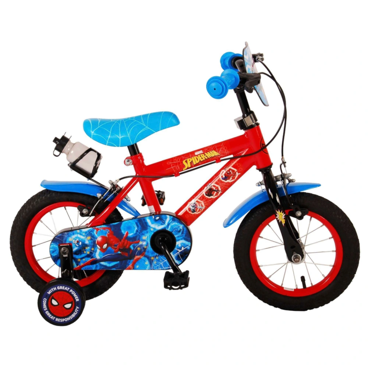 12 Inch Spider-Man Bike - All On Tick